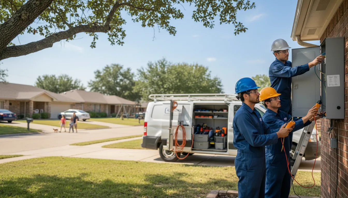 Certified electrician providing emergency electrical services in Dora, AL